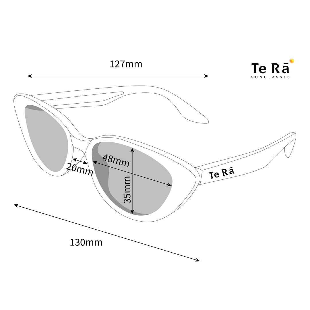 Te Rā Māhanga kids sunglasses size chart NZ