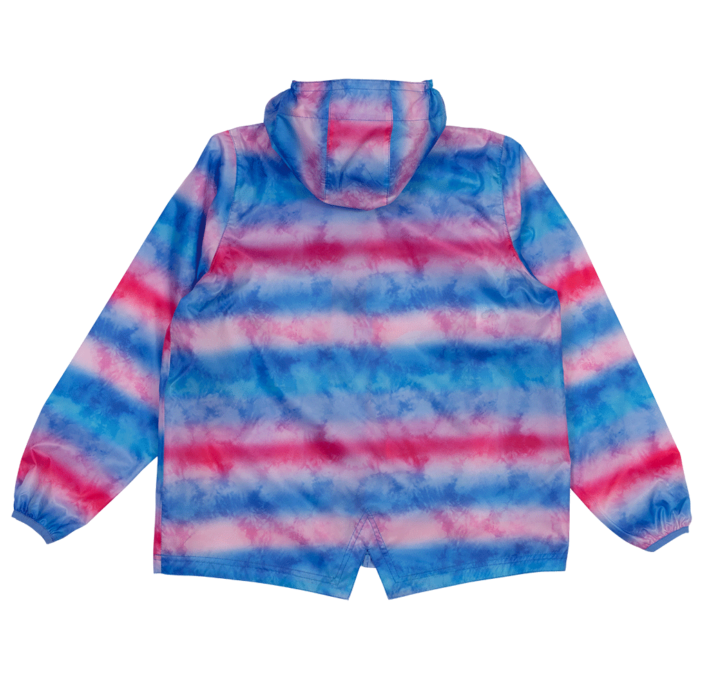 Rainbow Splash waterproof kids raincoat NZ — Te Rā