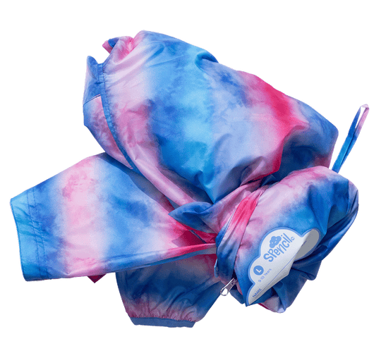 Rainbow Splash waterproof kids raincoat NZ — Te Rā