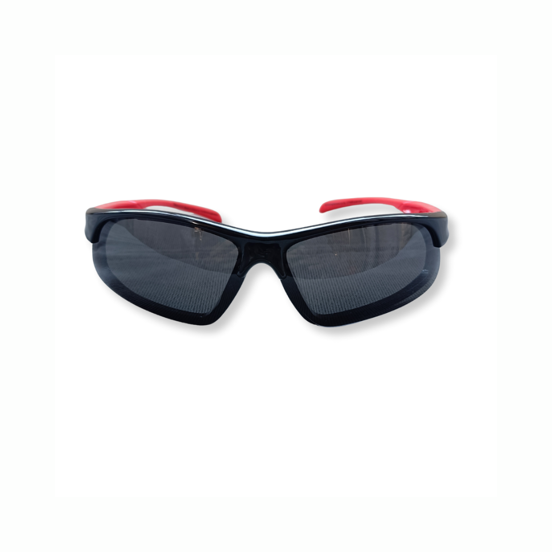 Tākaro Black Red kids sports sunglasses NZ ages 6+ — Te Rā