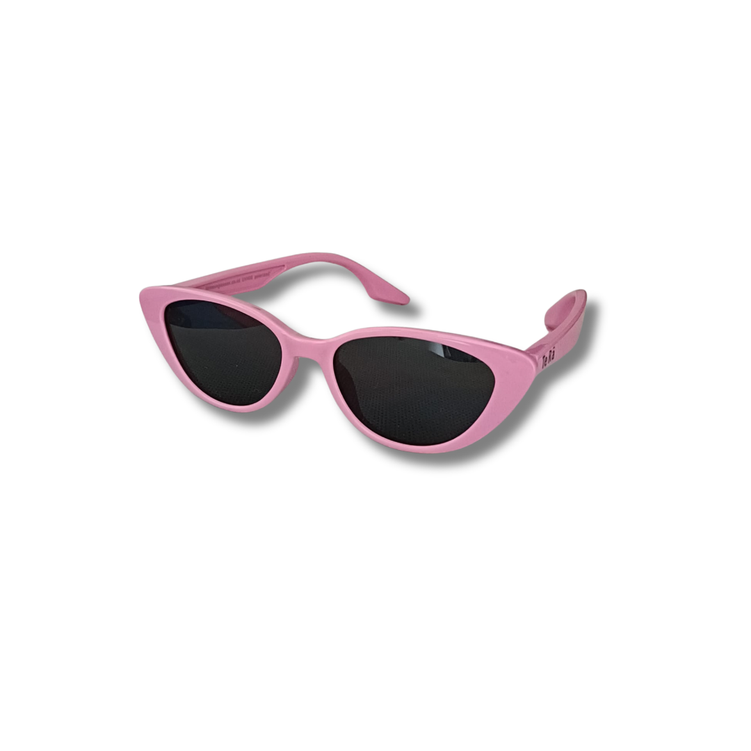 Māhanga Flamingo Pink — Cat-Eye Kids Sunglasses NZ Ages 4+