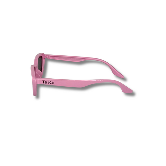 Māhanga Flamingo Pink — Cat-Eye Kids Sunglasses NZ Ages 4+