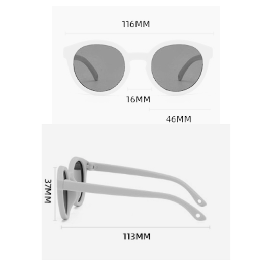 Te Rā Rito baby sunglasses size chart NZ