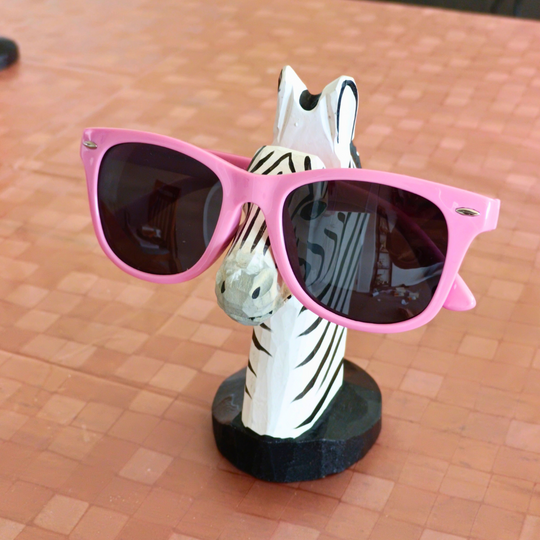 Wai Flamingo Pink retro kids sunglasses NZ ages 5+ — Te Rā