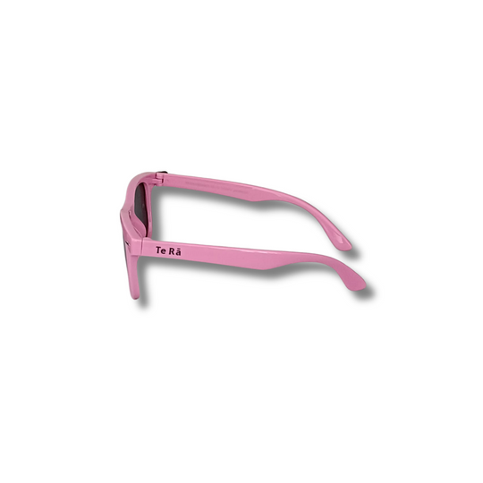Wai Flamingo Pink — Retro Pink Sunglasses for Kids Ages 5+