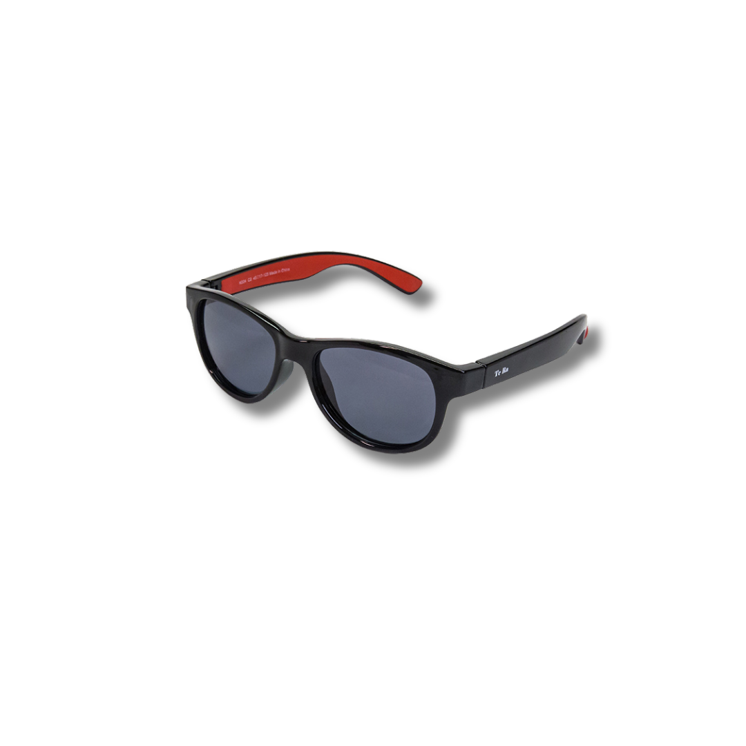 Whetū Midnight Black toddler sunglasses NZ ages 3-6 — Te Rā