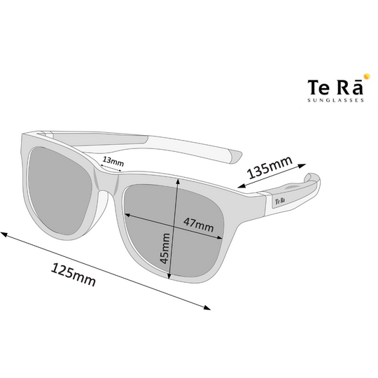 Hau Snow White Orange kids sports sunglasses NZ ages 6-12 — Te Rā